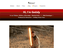 Tablet Screenshot of gedaly.com